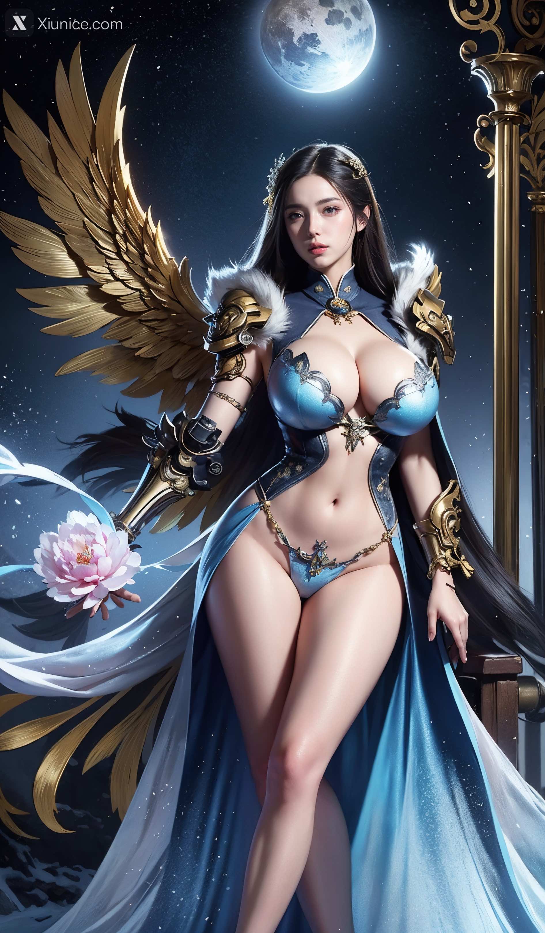 AIGirl 剑灵风格 墨迹 57