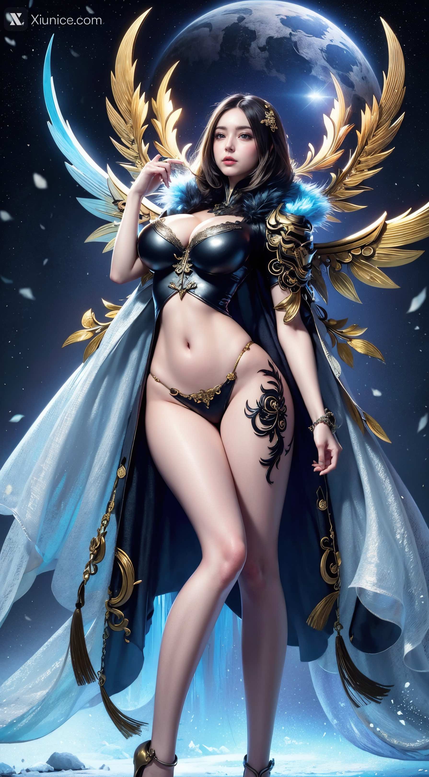 AIGirl 剑灵风格 墨迹 61