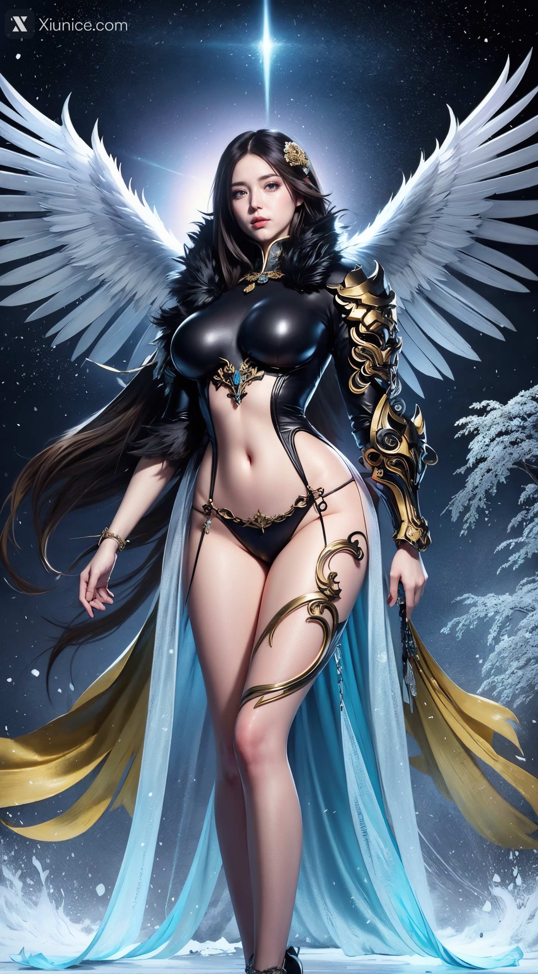 AIGirl 剑灵风格 墨迹 66