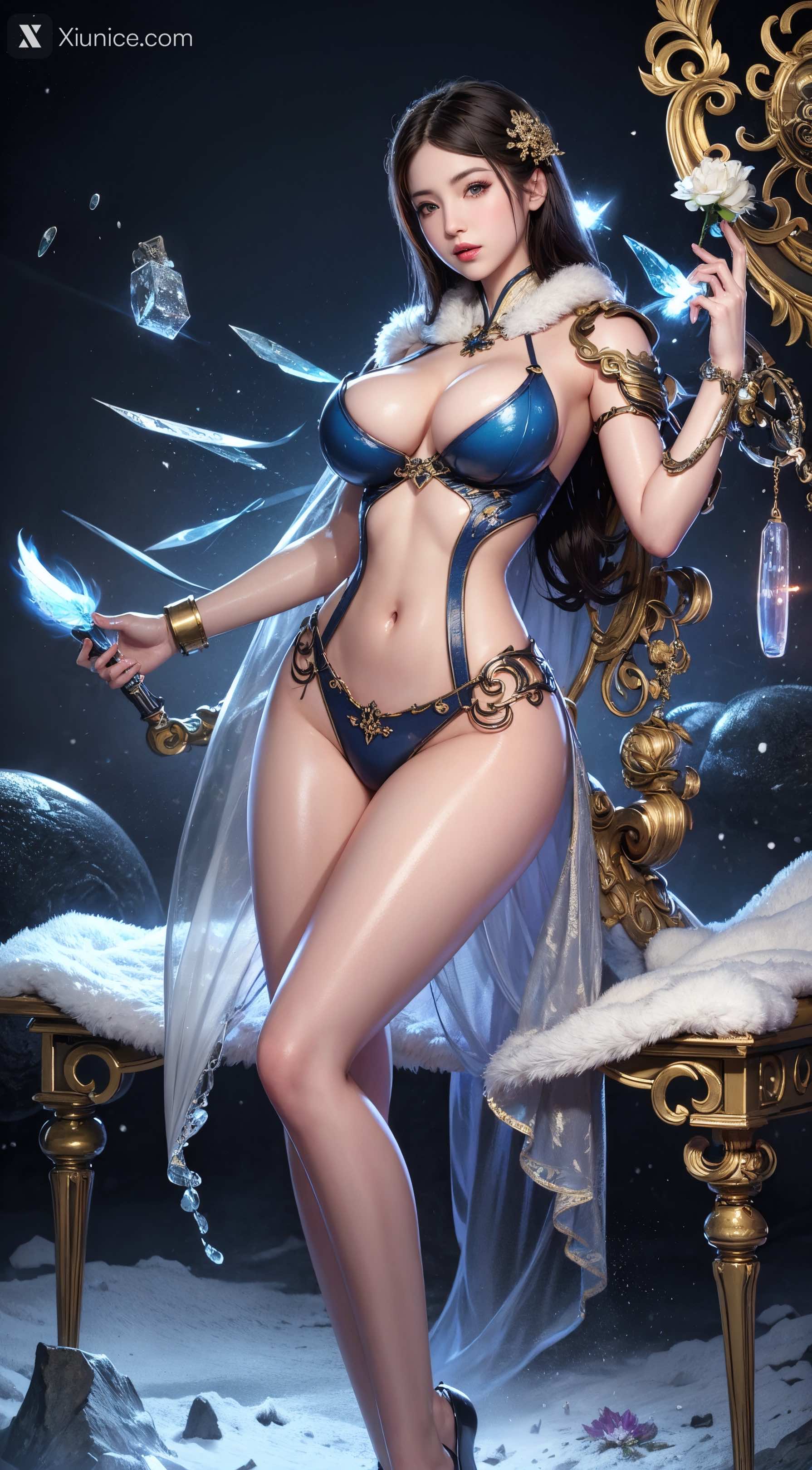 AIGirl 剑灵风格 墨迹 89