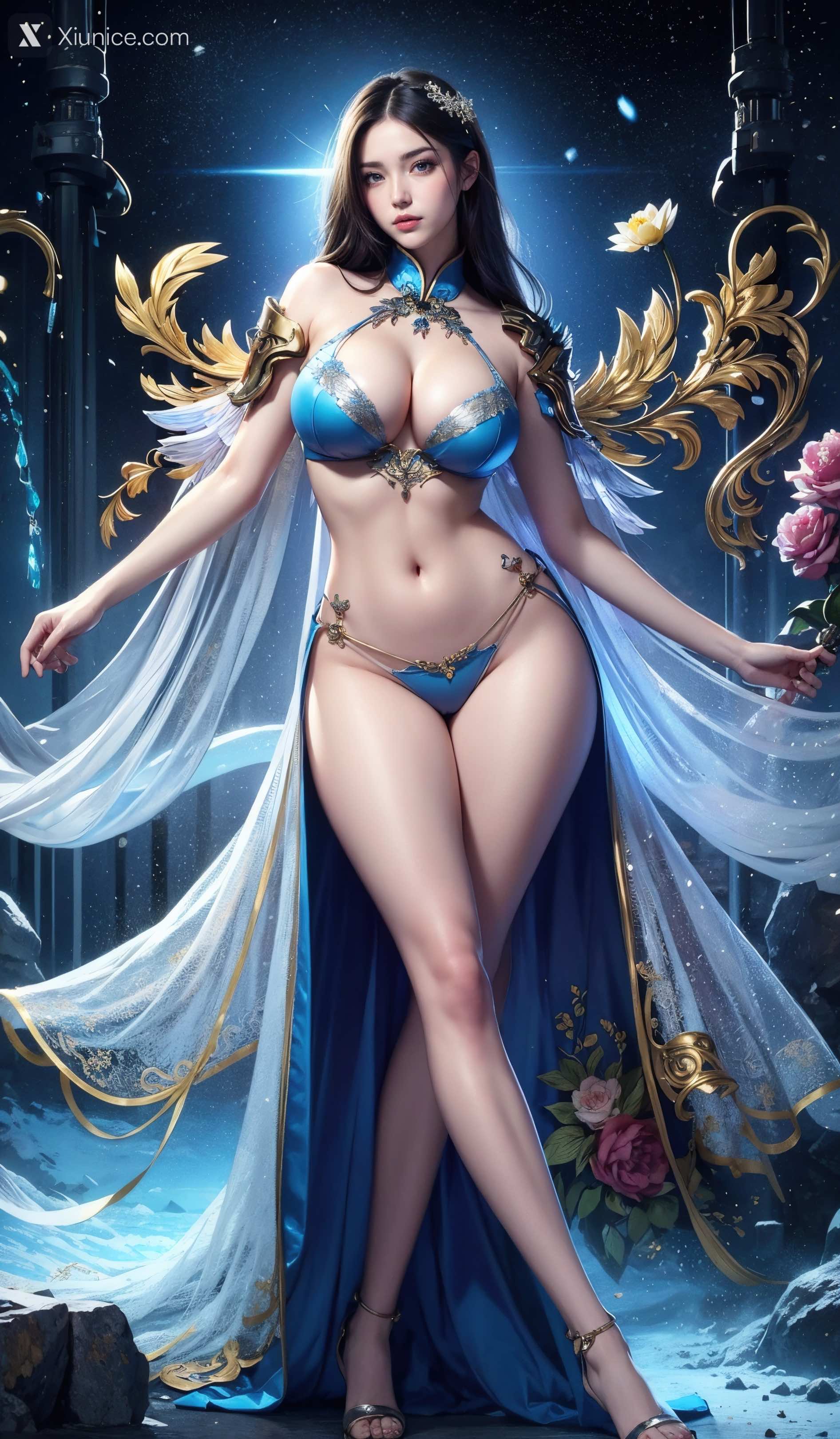 AIGirl 剑灵风格 墨迹 90
