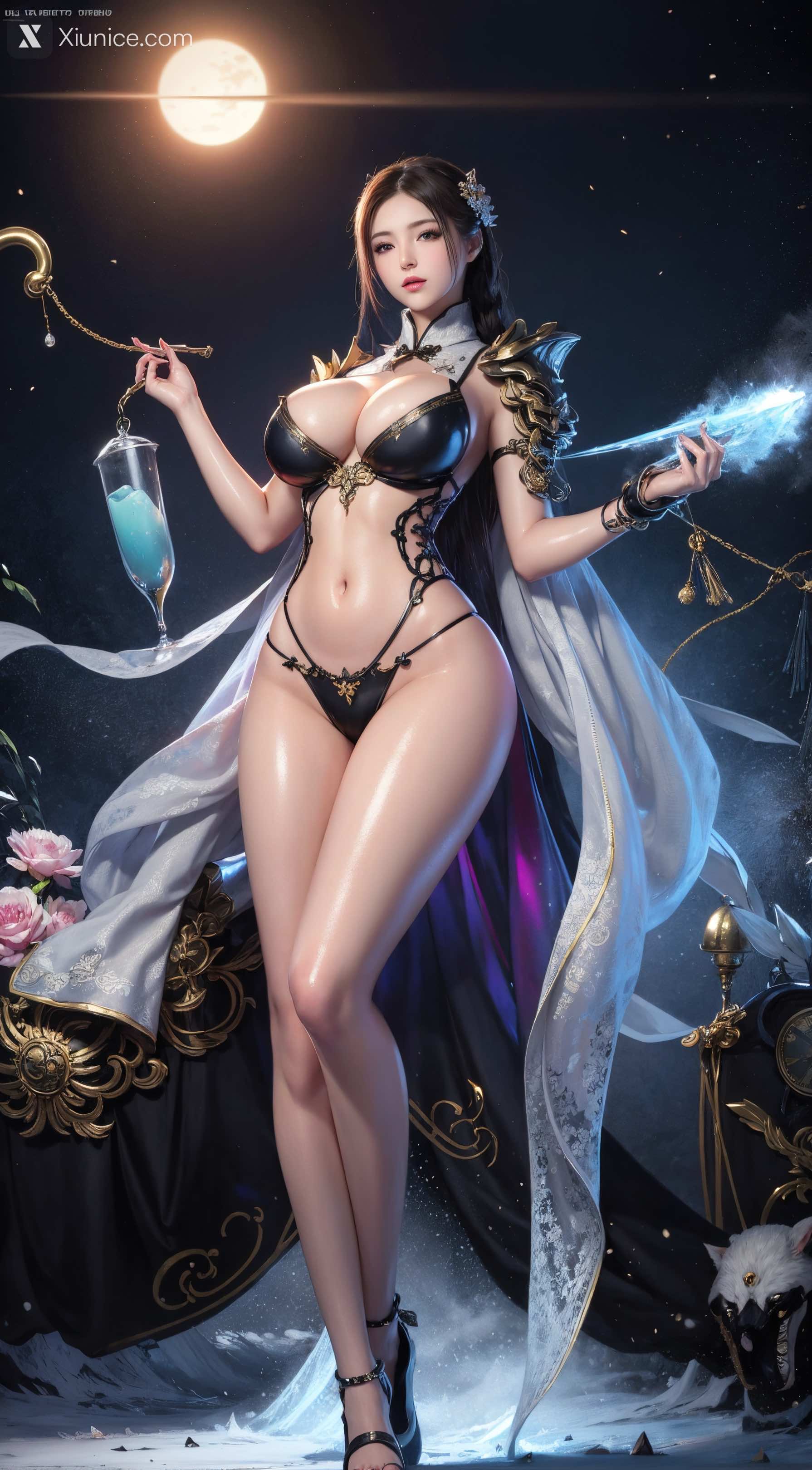 AIGirl 剑灵风格 墨迹 91