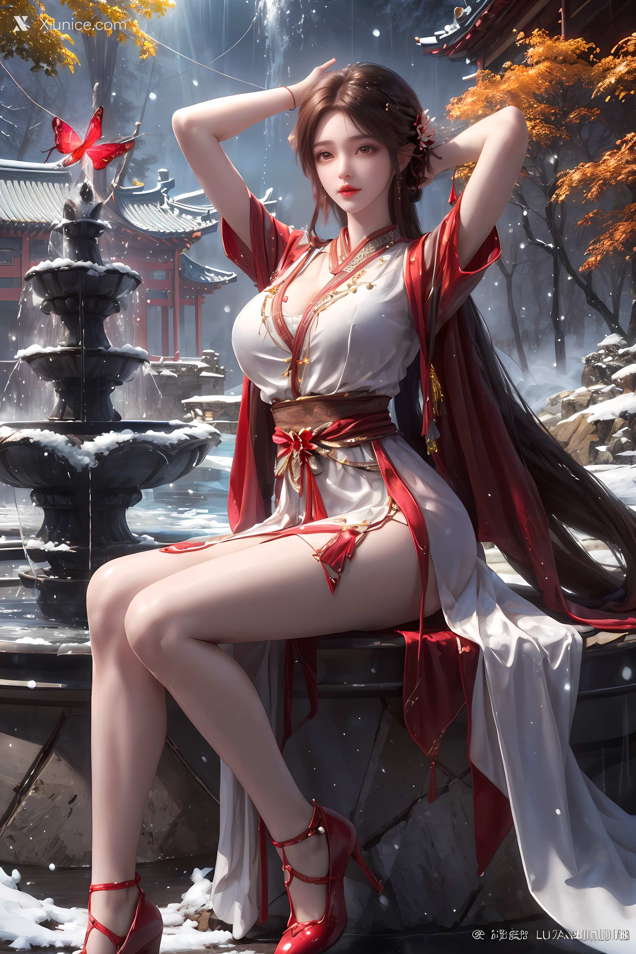 AIGirl 完美世界 火灵儿 火桑女 10