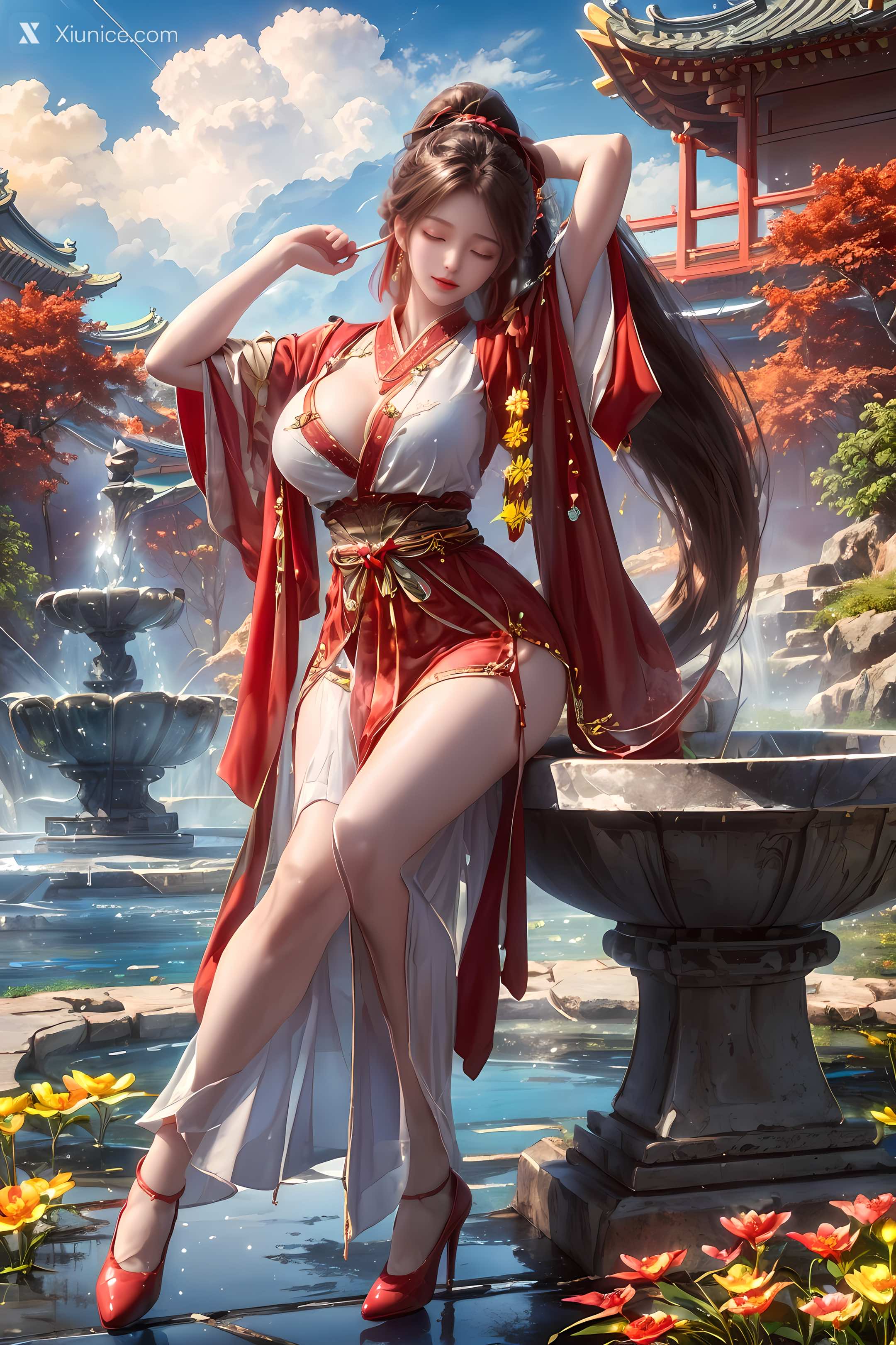 AIGirl 完美世界 火灵儿 火桑女 68