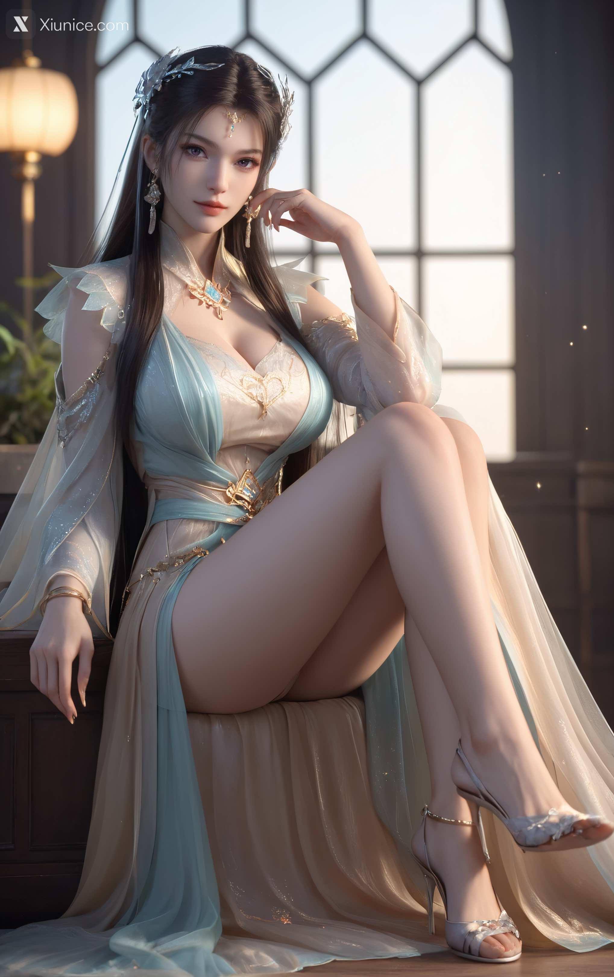 AIGirl 少年白马醉春风 易文君【墨迹】 146