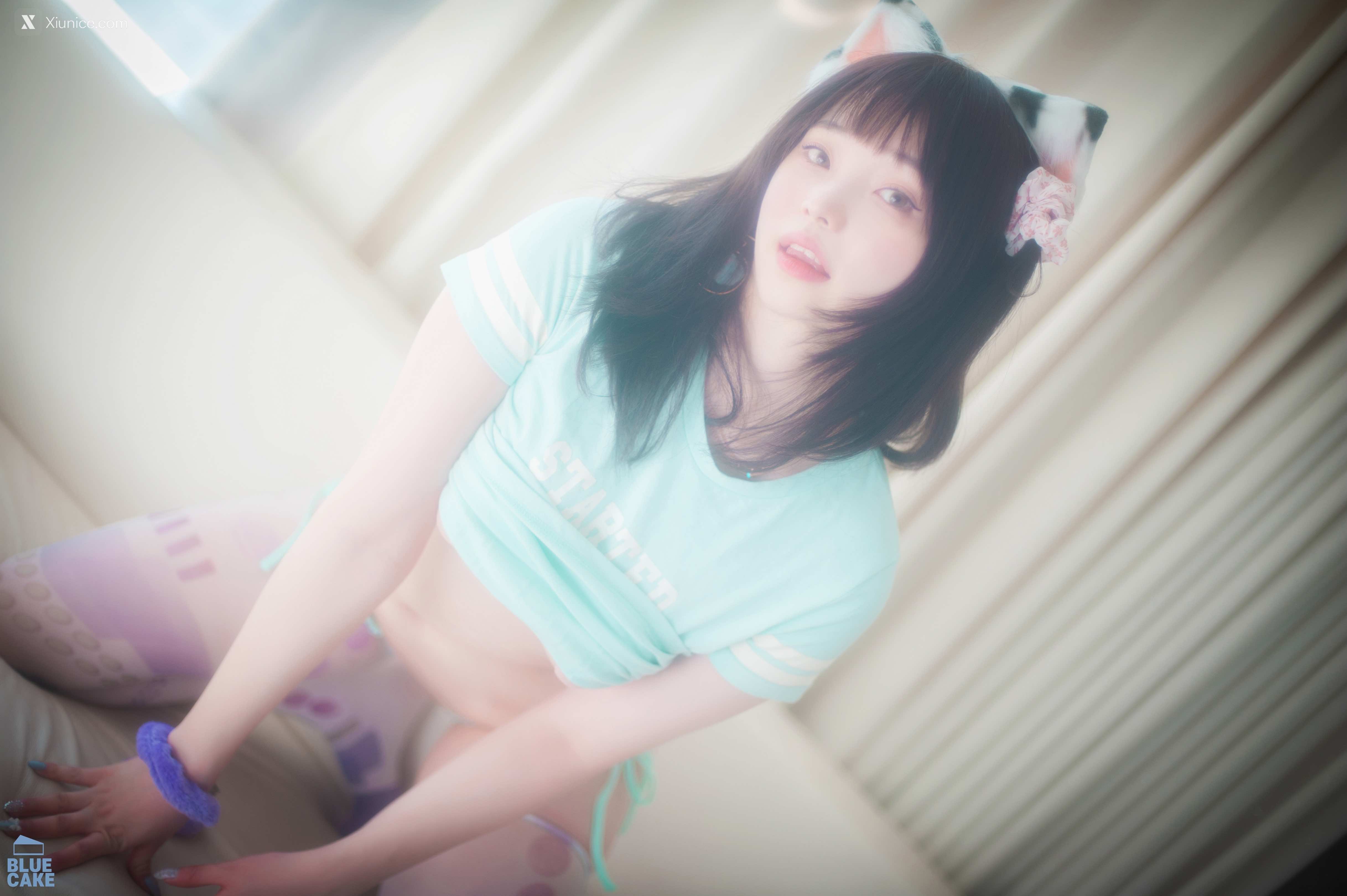 BLUECAKE Bambi (밤비) Naughty Cats Pink & Mint RED 123
