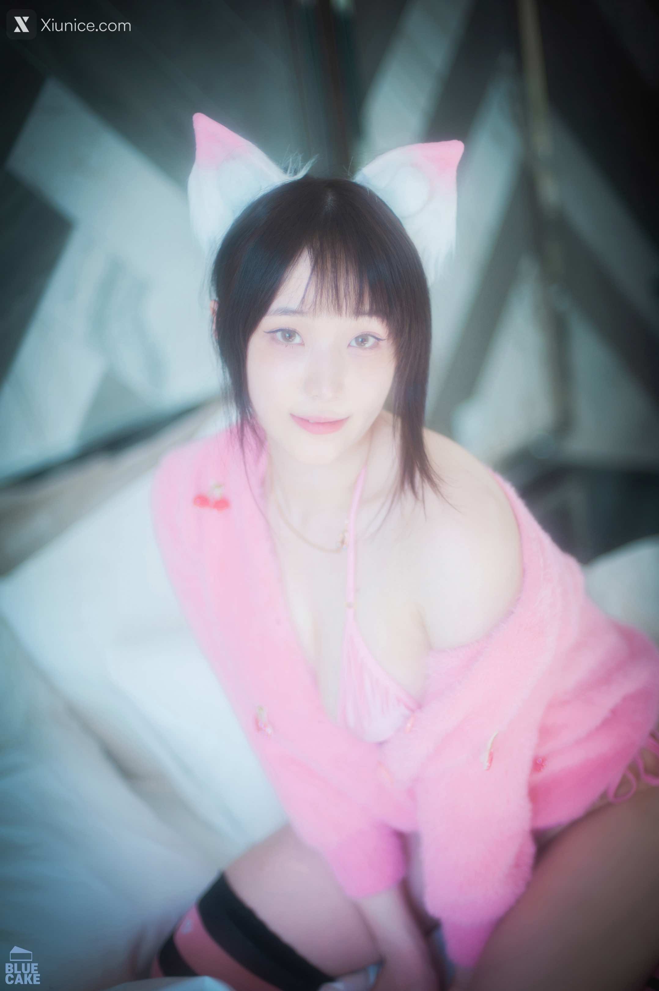 BLUECAKE Bambi (밤비) Naughty Cats Pink & Mint RED 6
