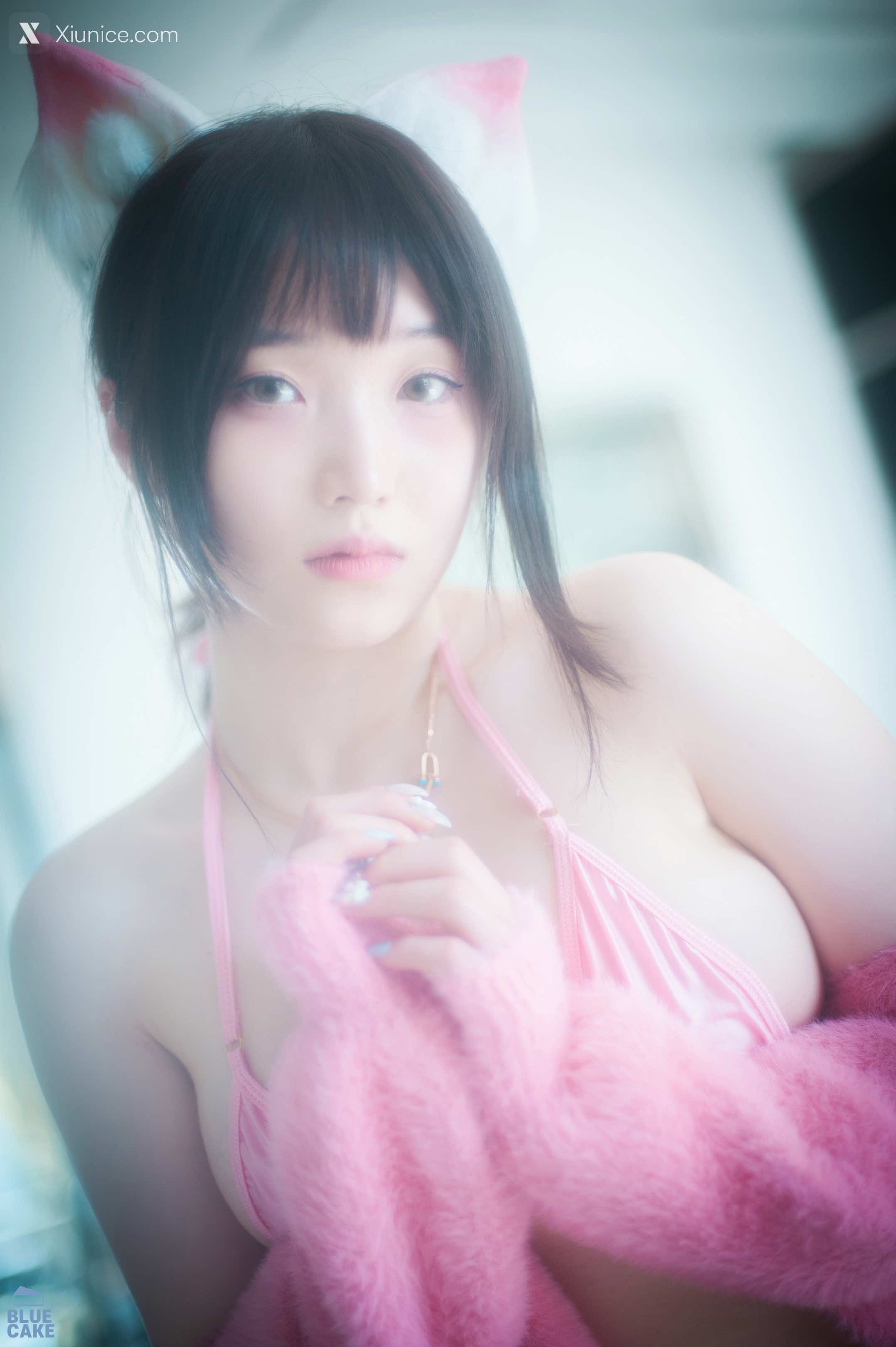 BLUECAKE Bambi (밤비) Naughty Cats Pink & Mint RED 61