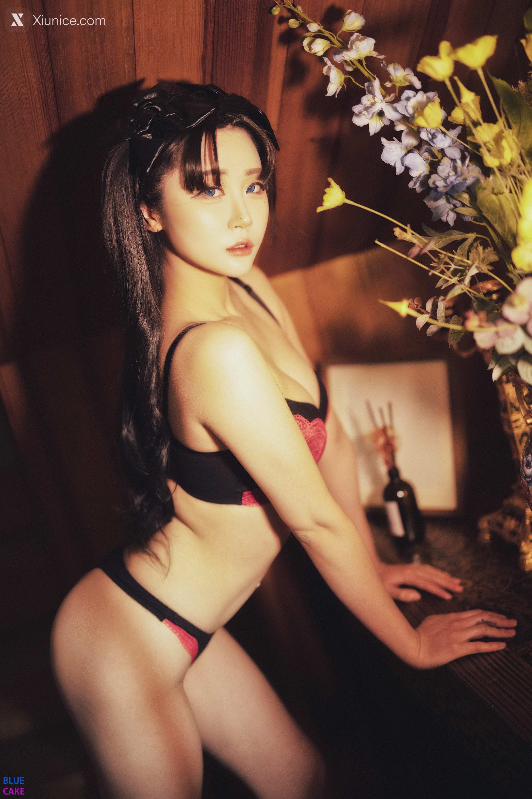 BLUECAKE Bomi (보미) & Zia (지아) Fate Saber X Thosaka Rin Lingerie.Ver 21