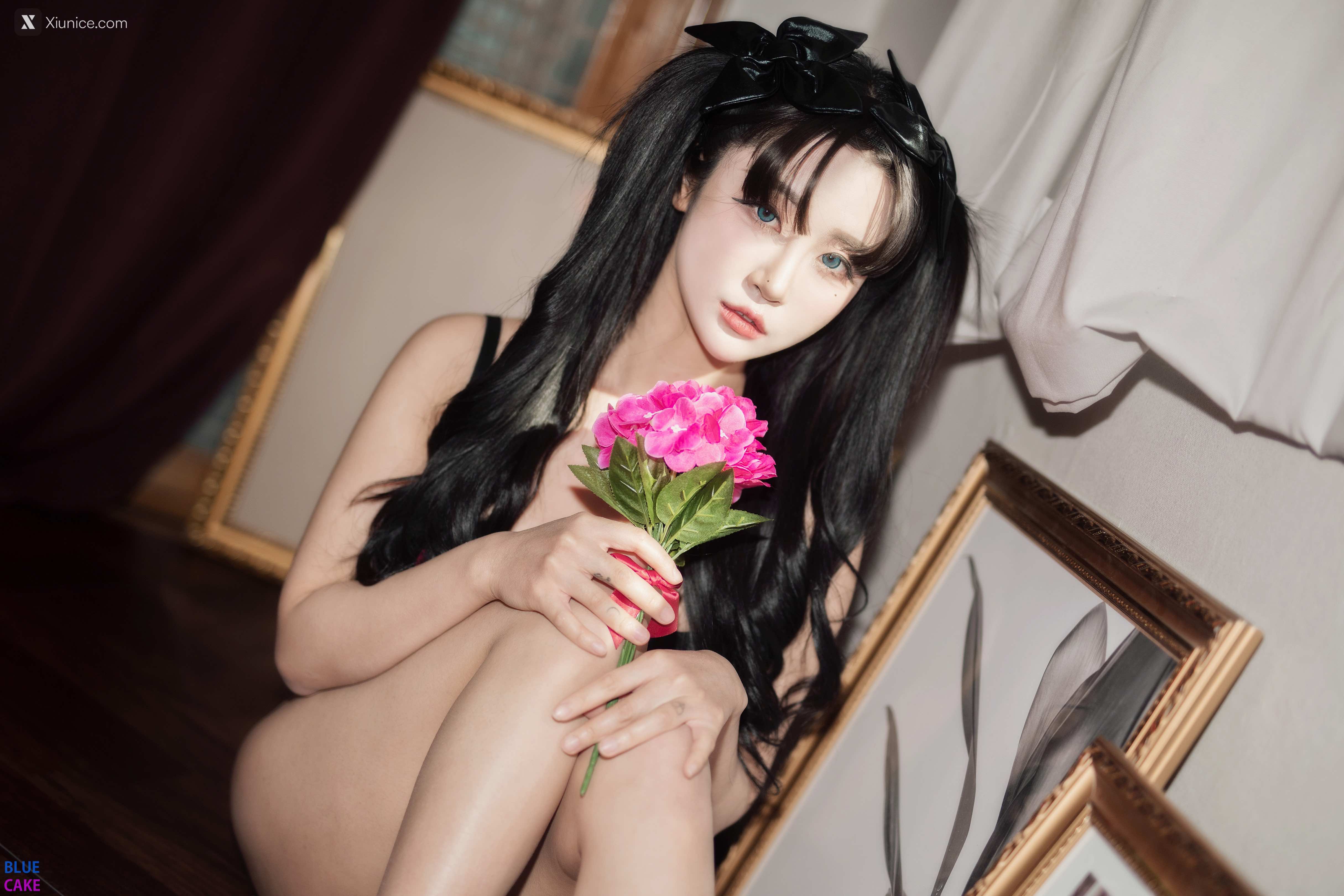BLUECAKE Bomi (보미) & Zia (지아) Fate Saber X Thosaka Rin Lingerie.Ver 23