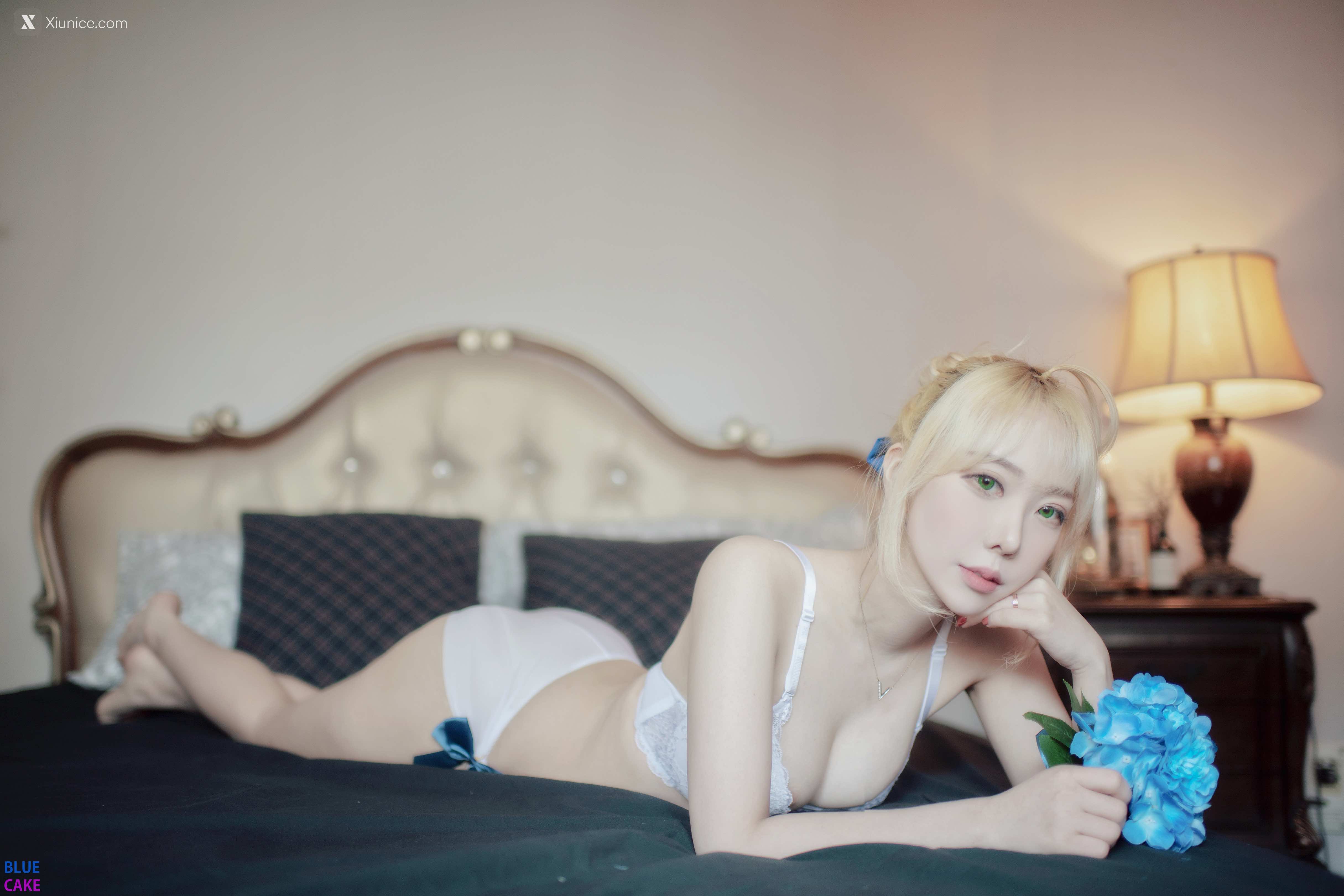 BLUECAKE Bomi (보미) & Zia (지아) Fate Saber X Thosaka Rin Lingerie.Ver 56