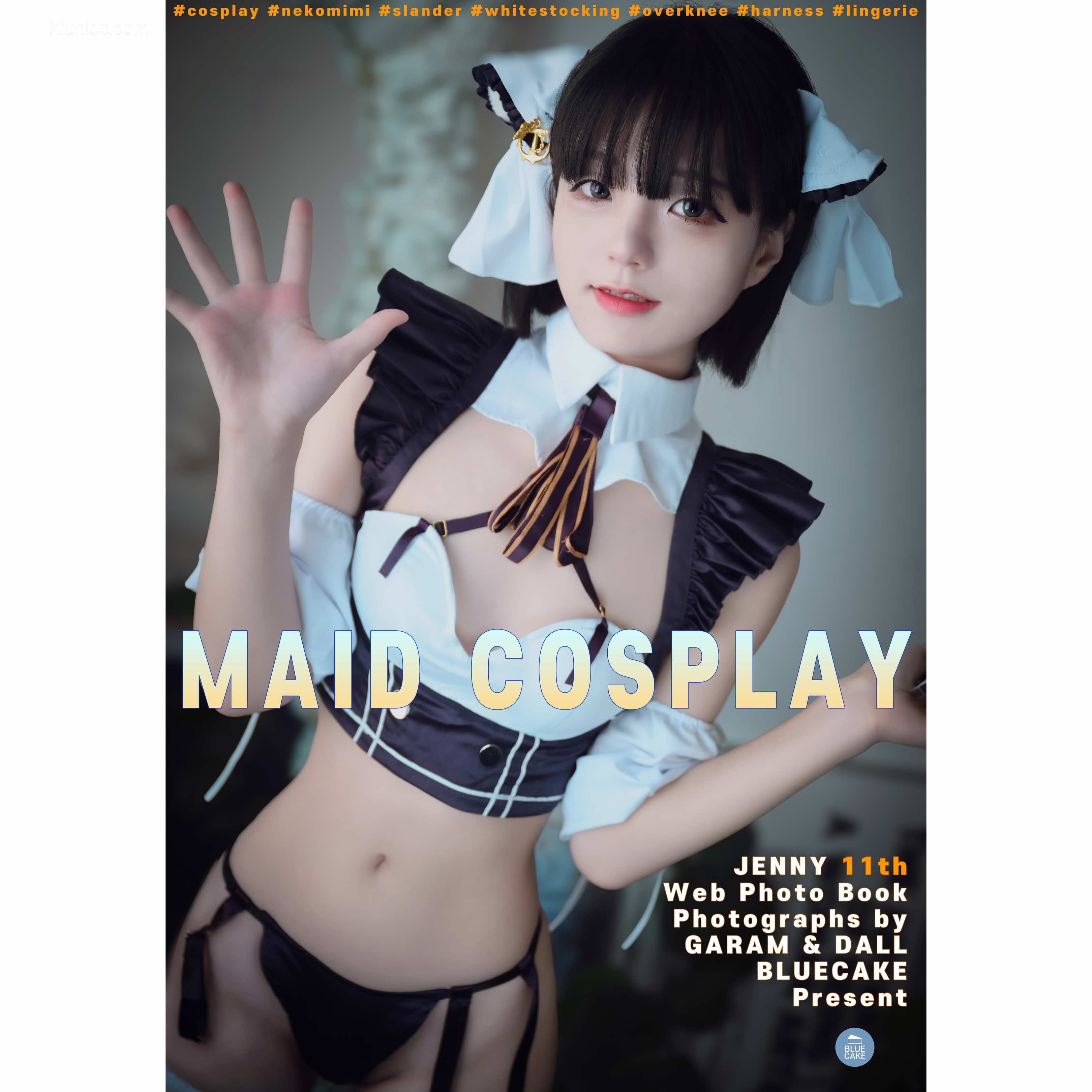BLUECAKE Jeong Jenny (정제니) Maid Cosplay 111