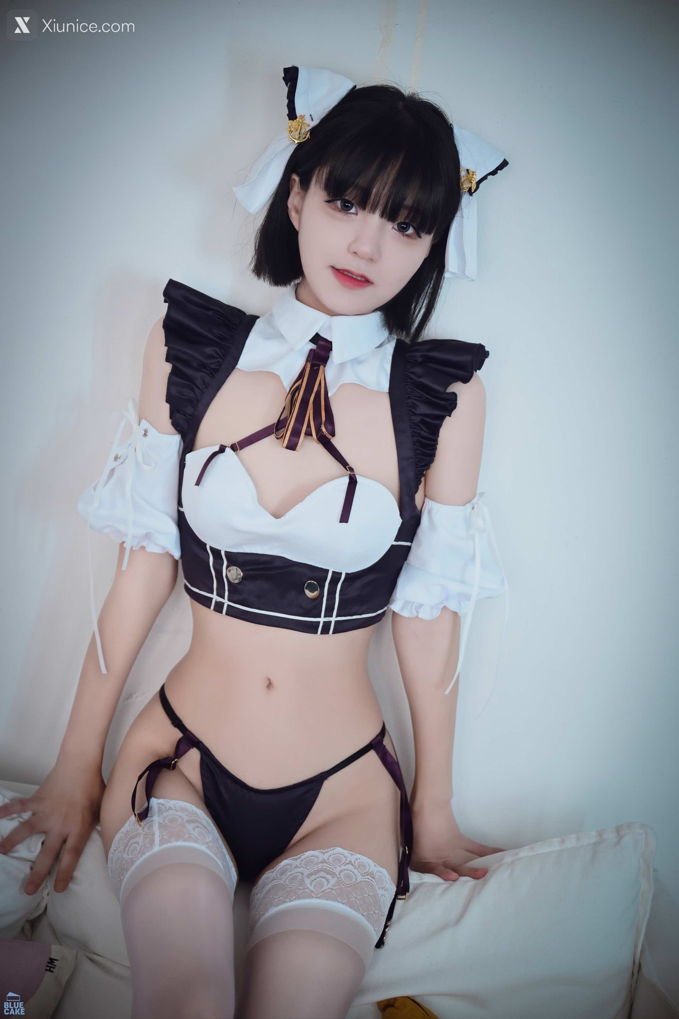 BLUECAKE Jeong Jenny (정제니) Maid Cosplay 36