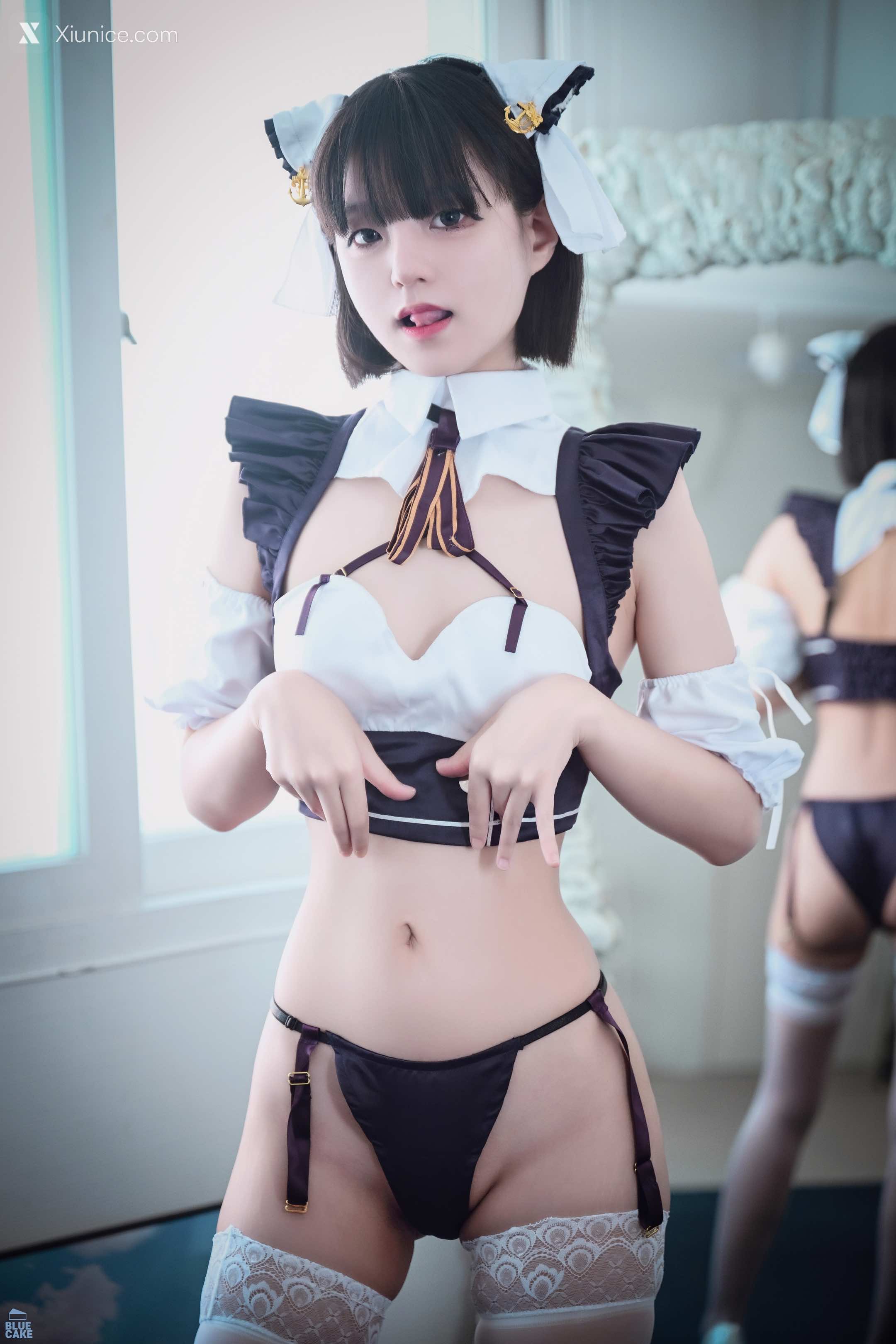 BLUECAKE Jeong Jenny (정제니) Maid Cosplay 4