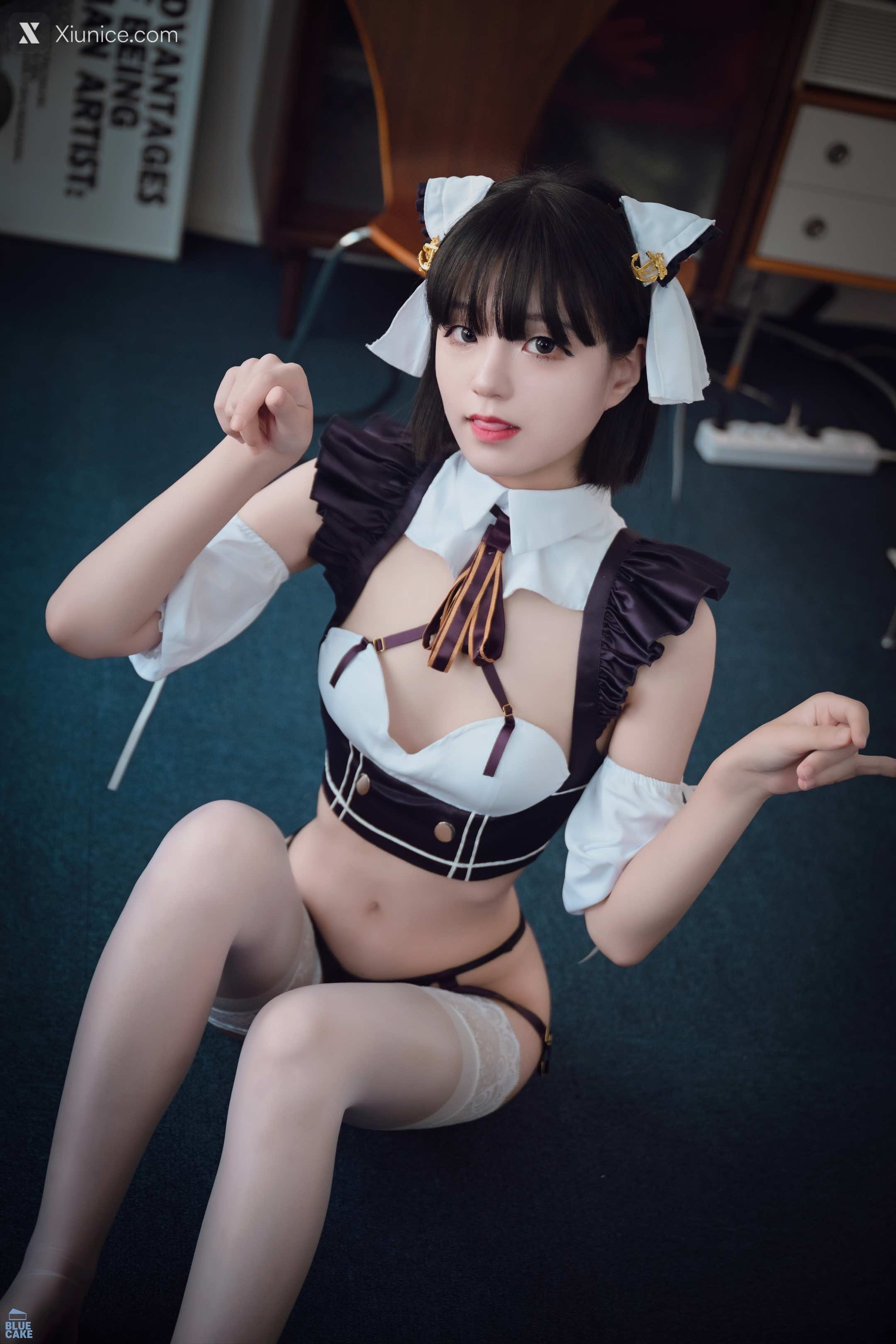 BLUECAKE Jeong Jenny (정제니) Maid Cosplay 42