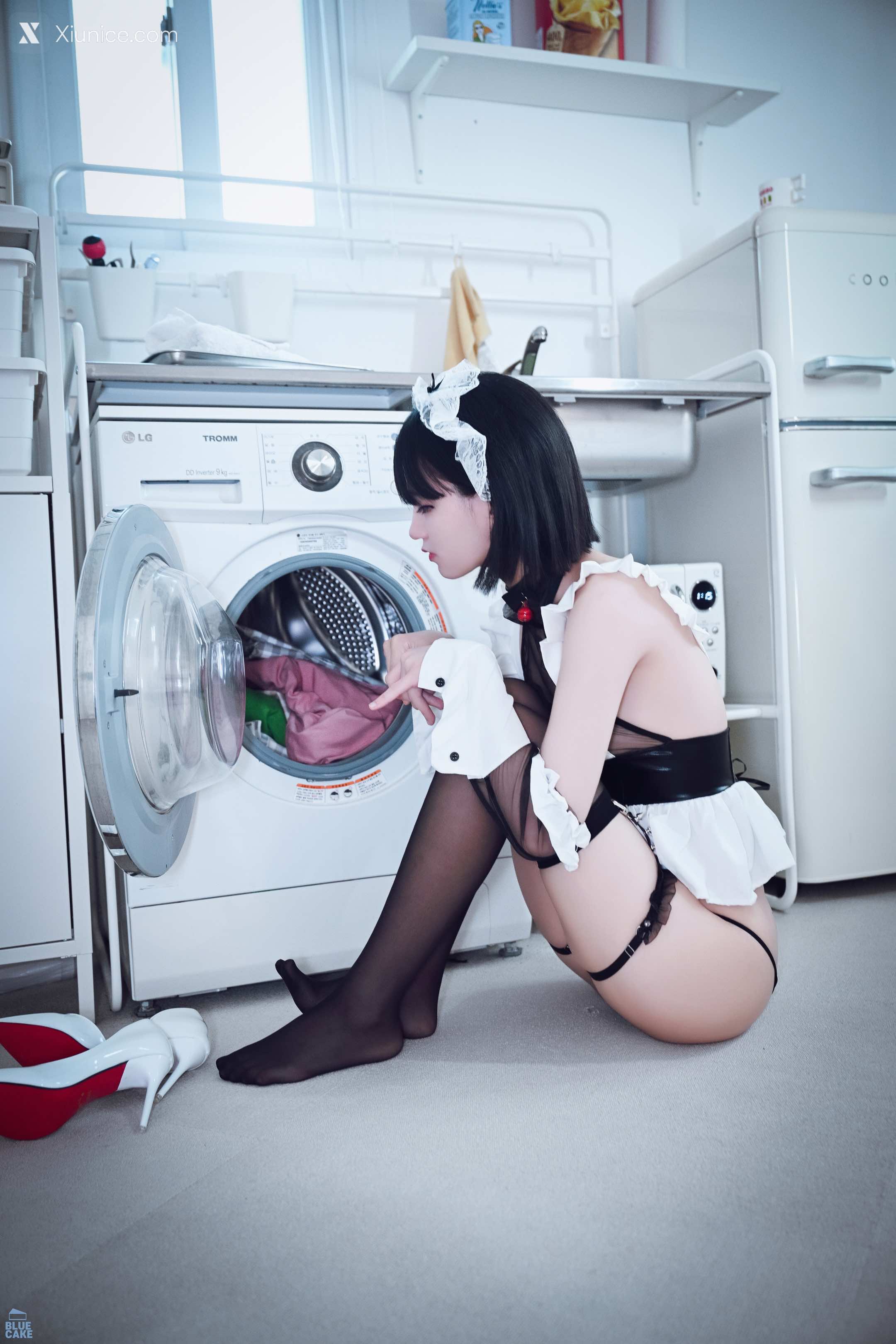 BLUECAKE Jeong Jenny (정제니) Maid Cosplay 61