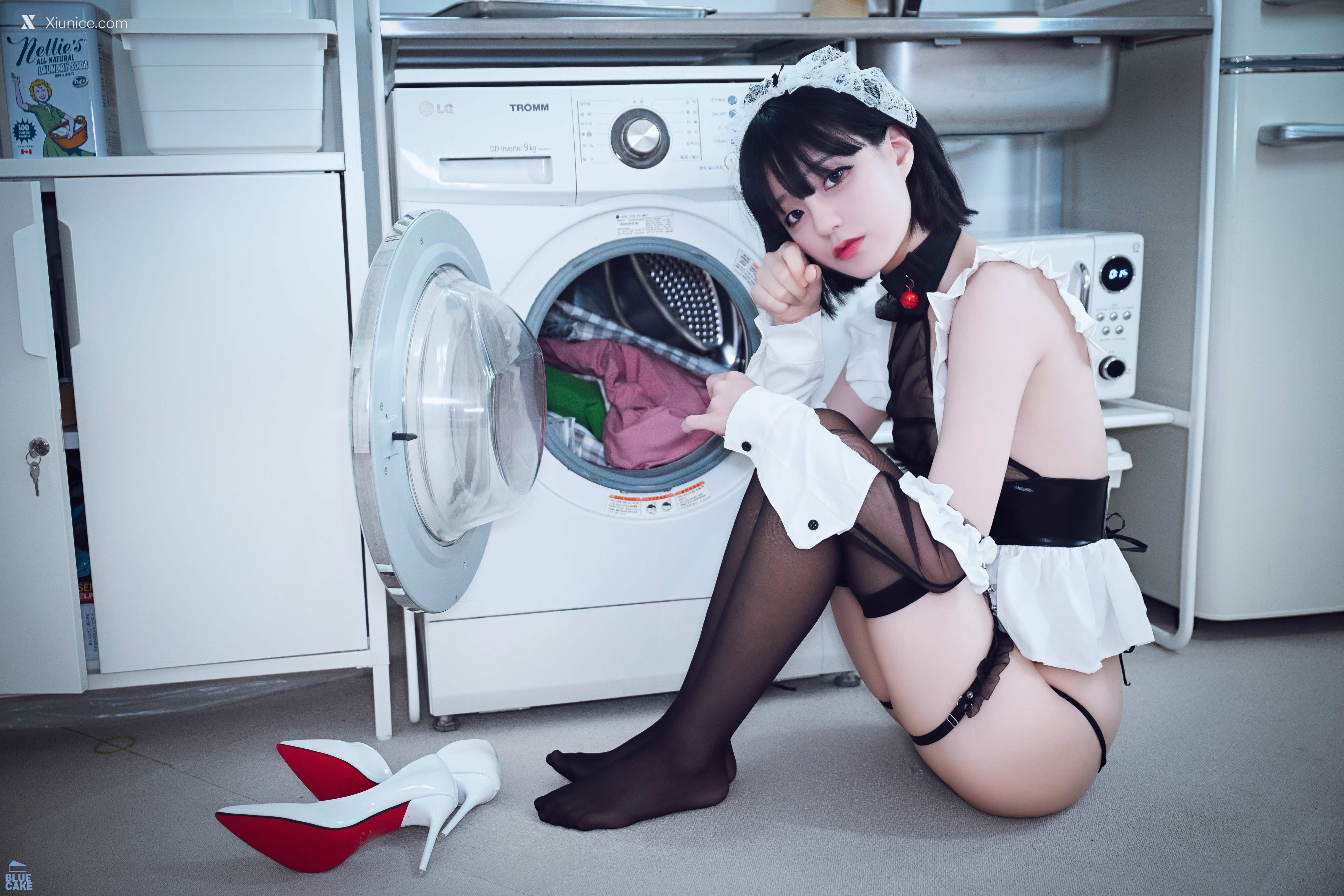 BLUECAKE Jeong Jenny (정제니) Maid Cosplay 62