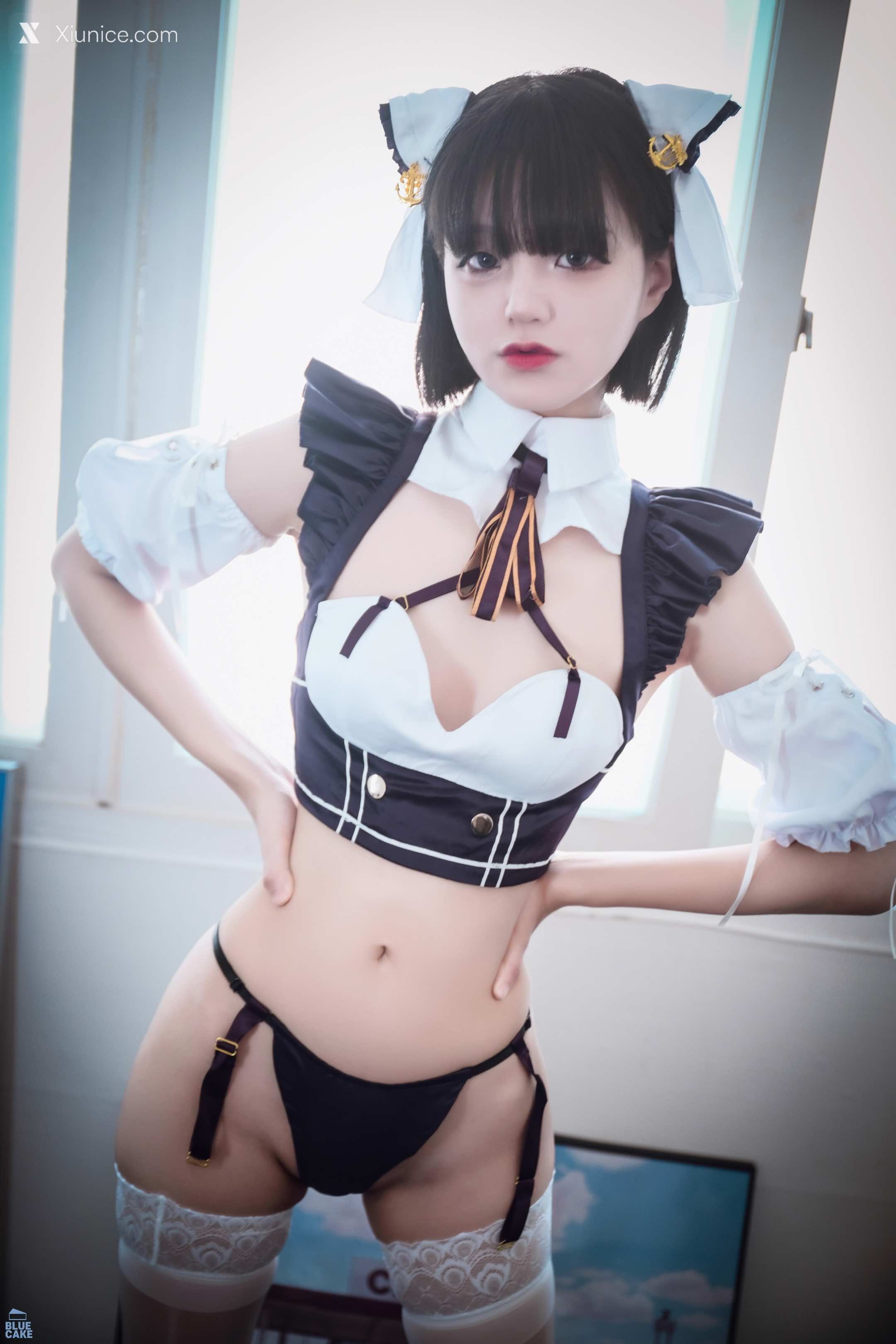 BLUECAKE Jeong Jenny (정제니) Maid Cosplay 7